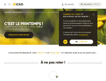 Tablet Screenshot of icko-apiculture.com